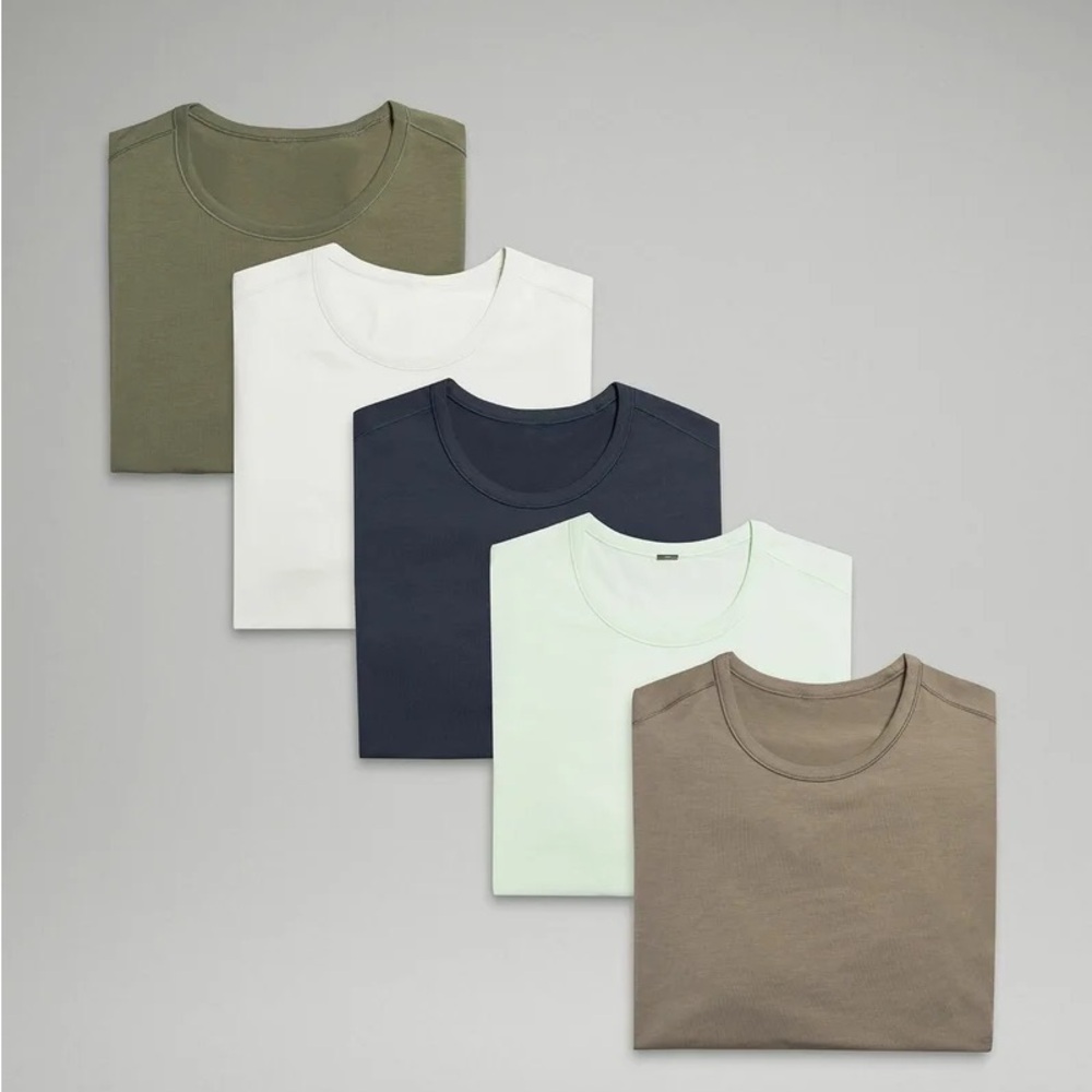 SOLD‼️Lululemon NEW 5 YEAR BASIC T *5 PACK $198- Sports T-shirt XL LM3DBHS NTKM